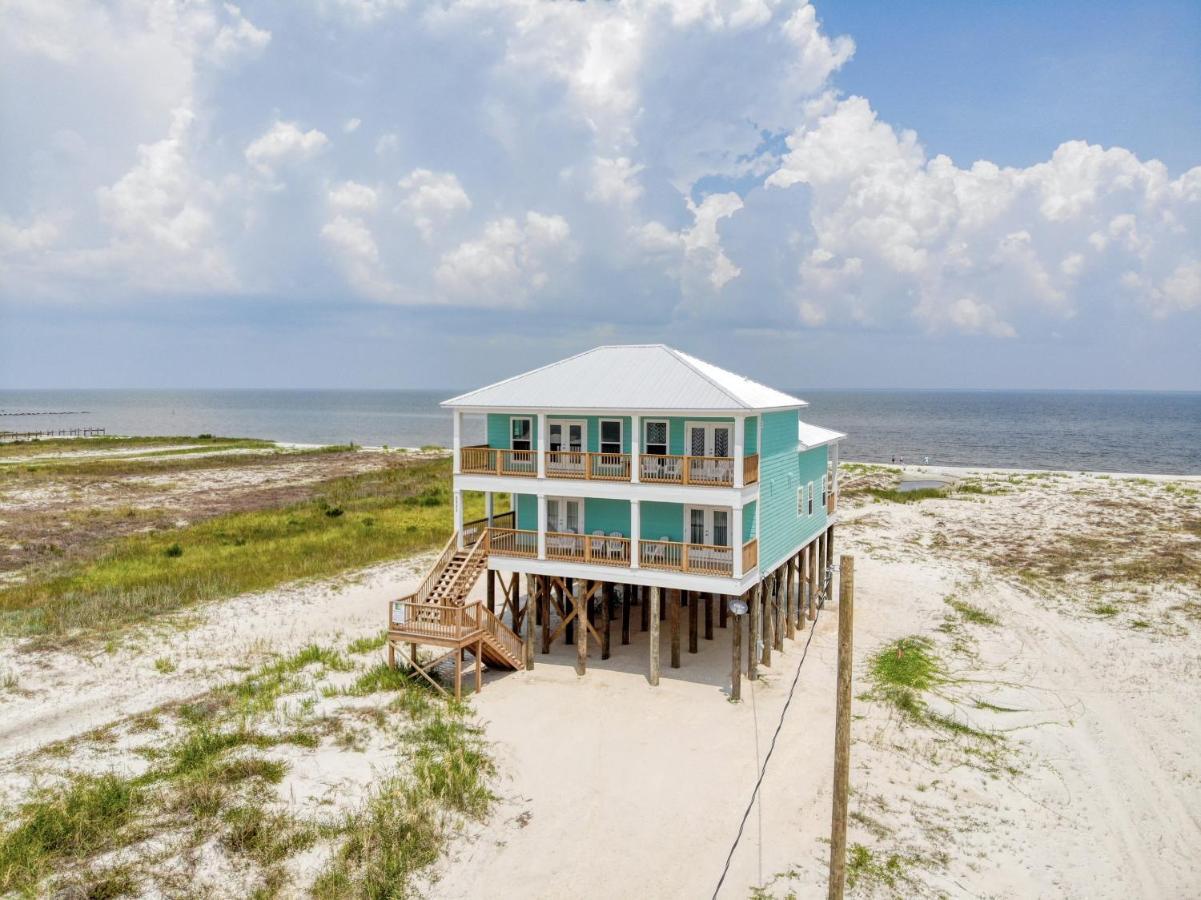 Salty Seahorse - Waterfront! Pet Friendly! Game Room, Pool Table, Beautiful Views - Room For The Whole Family Home ดอฟินไอแลนด์ ภายนอก รูปภาพ